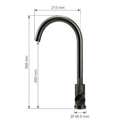 pure-sink-elite-steel-kitchen-faucet-gun-metal